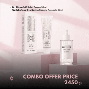 Limited Time Offer glow & repair combo: centella ampoule (30ml) + dr. althea 345 relief cream (50ml)